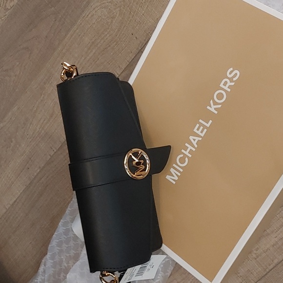 Michael Kors Greenwich Black Handbag NWT - Picture 12 of 15